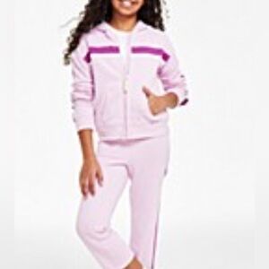 IDEOLOGY PINK 2 PIECE FLEECE SWEAT SUIT